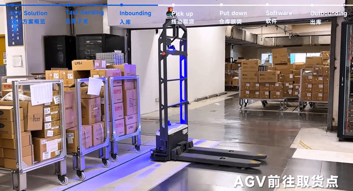 AGV智能搬运机器人，技术创新助力企业降本增效